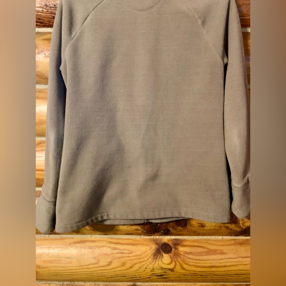 Calvin Klein Tan Fleece Jacket Size Small - Picture 7 of 9